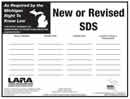 Revised SDS notice