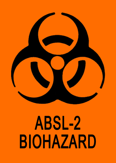ABSL-2 hazard graphic