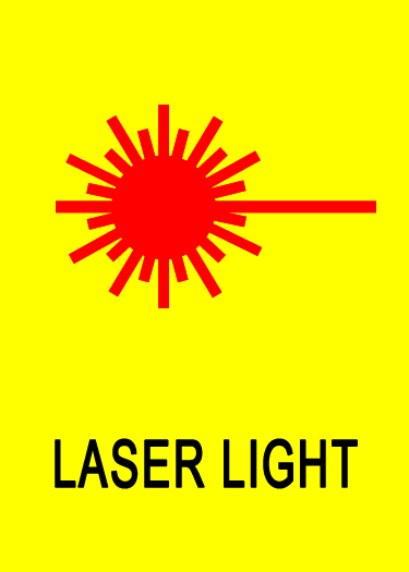 laser hazard graphic