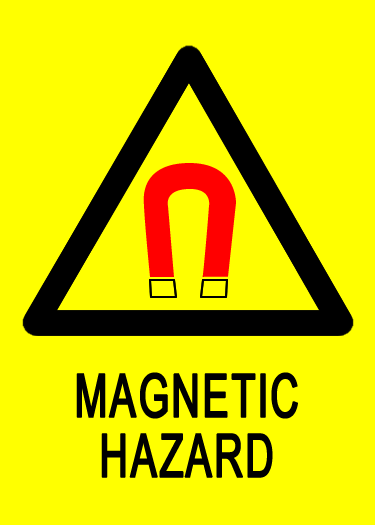 magnetic hazard graphic