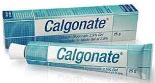 Tubes of Calgonate gel
