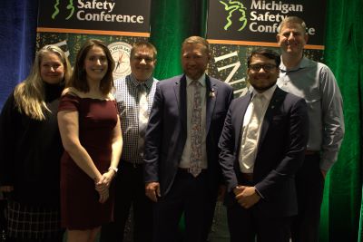 MSU EHS occupational safety team at the 2025 Michigan Safety Conference